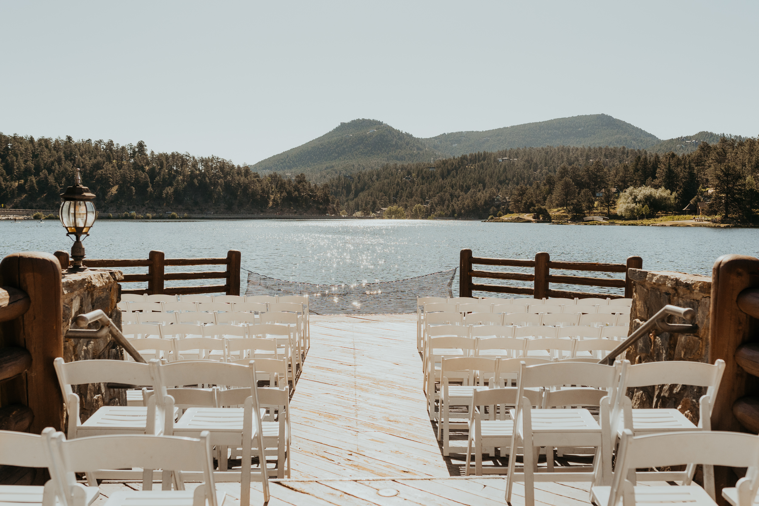 Evergreen Lake House Ceremony Deck