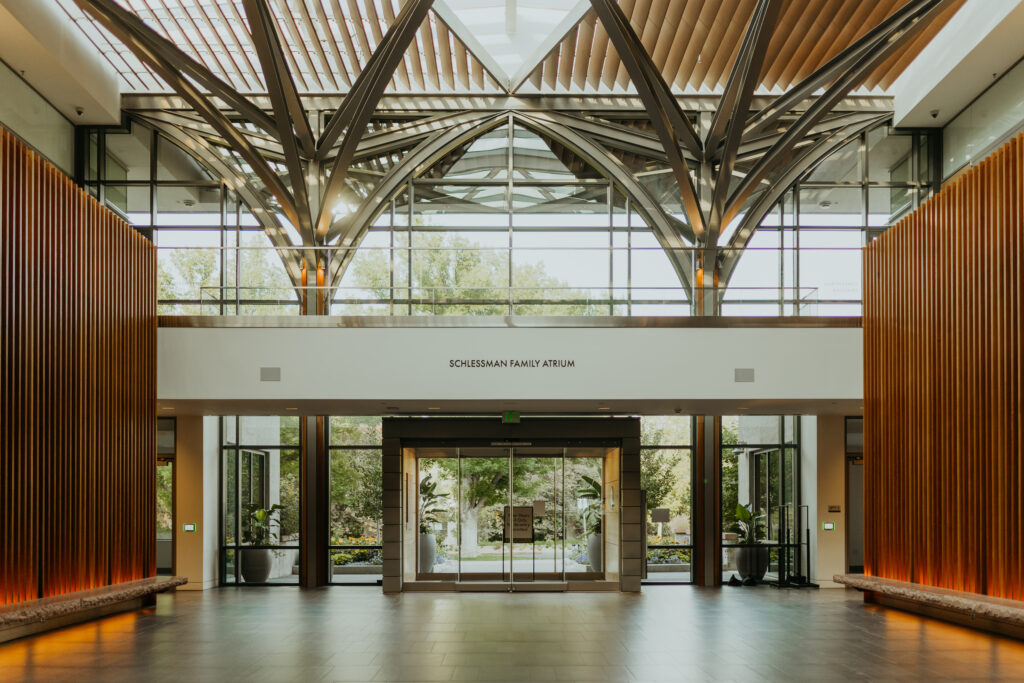 The Schlessman Family Atrium, one of the Denver Botanic Gardens Indoor wedding locations